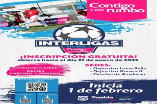 Llega al municipio de Puebla el primer torneo interligas, fútbol 7