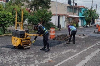 Más de dos mil baches atendidos en últimos días por el Ayuntamiento de Puebla 