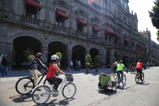 Puebla capital, referente nacional en la campaña 30 días en bici