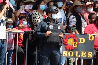 Al momento saldo blanco con la parada cívico militar del 5 de mayo: Ayuntamiento de Puebla