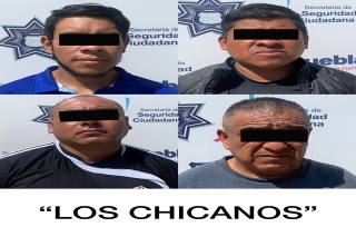 Cuatro integrantes de “Los Chicanos” fueron detenidos por la SSC 