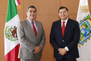 Por el bien de Puebla, se reúnen Sergio Salomon y Alejandro Armenta