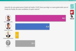 Encuestadora Media Group confirma preferencia electoral a favor de Alejandro Armenta
