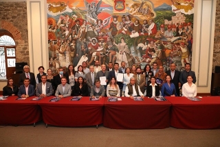 Ayuntamiento de Puebla y asociación de universidades AUIEMSS firman convenio de colaboración