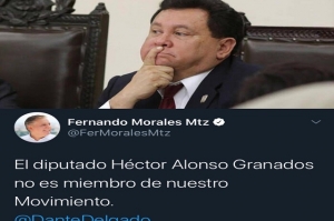 Ni Movimiento Ciudadano quiere al machista y misógino de Héctor Granados
