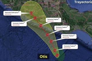 Otis evoluciona rápidamente: ya es huracán categoría 3; hay alerta en estos estados