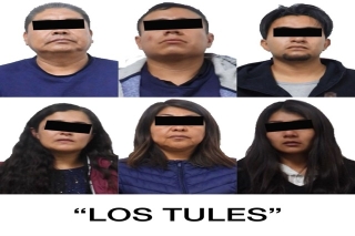 Seis integrantes de la banda de “Los Tules”, detenidos por la SSC 