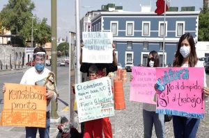 Ex trabajadores de la Secretaría de Cultura exigen reinstalación tras despedidos injustificadamente