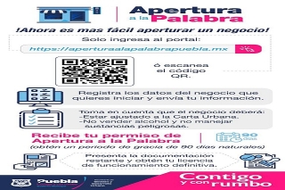 Continúa ayuntamiento de Puebla ayudando a emprendedores con  “Apertura a la Palabra&quot;