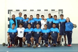 La selección de handball varonil de la BUAP vence al representativo de Veracruz, con un marcador de 37 a 32
