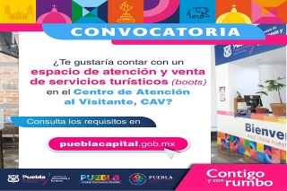 Lanzan convocatoria para servicios turísticos del centro de atención al visitante