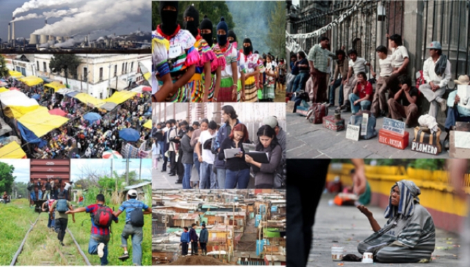 Sistema económico mexicano tiene a 52 millones de personas en la pobreza