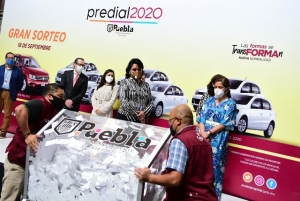 Anuncia Ayuntamiento de Puebla ganadores del Sorteo Predial 2020