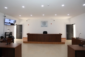 Trasladan juzgado civil y penal del distrito de Alatriste a su nueva sede en Ciudad Judicial de Chignahuapan