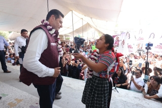 Desde Tehuacán, Armenta ratifica combate a la corrupción 