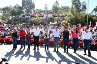 En Puebla conformamos una coalición ganadora, en unidad vamos a la victoria, asegura Alejandro Armenta 