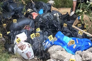 Fueron aseguradas 40 bolsas con restos de perritos muertos en Naucalpan