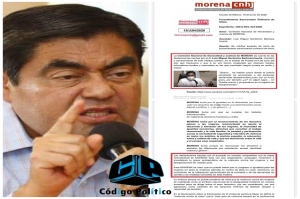 CNHJ de Morena inicia proceso sancionador contra el gobernadorMiguel Barbosa