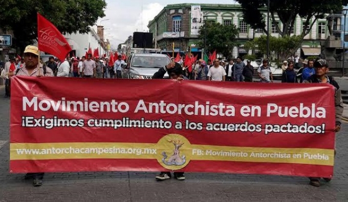 Antorchistas insisten en crear su partido político pese a negativas del Tribunal Electoral del Estado de Puebla