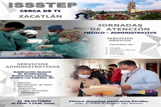 Invita ISSSTEP a jornada médico-administrativa en Zacatlán