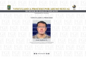 Vinculado a proceso por abuso sexual de menor de edad en Tehuacán