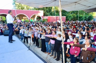 Unidad no se da por decreto, se trabaja a diario, afirma Alejandro Armenta ante más de 7 mil morenistas en Atlixco