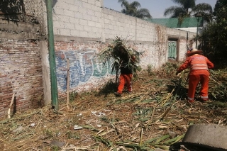 Ayuntamiento de Puebla rescata andador en Prados de Agua Azul