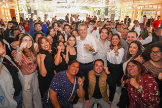 Pepe Chedraui hace equipo con las y los jóvenes por la Puebla del Futuro  