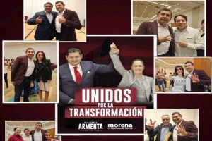 En unidad vamos a ganar y continuaremos la Cuarta Transformación: Armenta