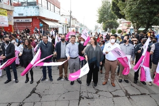 Ayuntamiento de Puebla rehabilitará con concreto hidráulico, avenida principal en Ignacio Romero Vargas