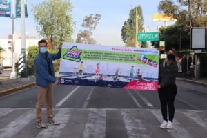 Ayuntamiento de puebla brinda mayor seguridad a peatones con rehabilitación de vialidades