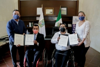 El Instituto de la Discapacidad del Estado de Puebla y el Ayuntamiento de San Andrés Cholula estrechan lazos de colaboración
