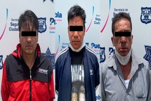 Tres presuntos integrantes de “Los Labs” fueron detenidos: policía municipal de Puebla