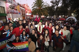 Puebla con crecimiento económico y social, para generar empleo: Armenta