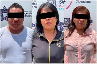 Fueron detenidos tres integrantes de “Los Divas” por la SSC de Puebla 