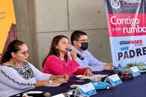 Ayuntamiento de puebla organiza “gran paseo muy padre” para celebrar a los papás en su día