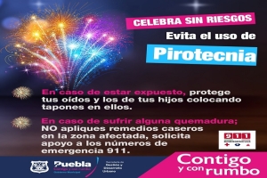 Ayuntamiento de Puebla brinda recomendaciones para la celebración de fin de año