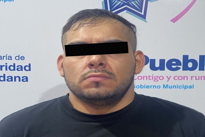 SSC Puebla detiene a “El Pavón” integrante de la banda delictiva “Los AG”