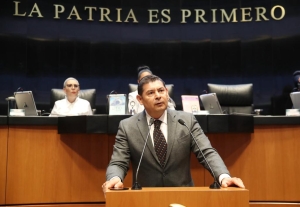 En el Senado garantizamos la inviolabilidad del derecho de las y los senadores: Alejandro Armenta