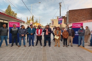 &#039;Construyendo Contigo&#039; entrega calles en San Baltazar Campeche y Romero Vargas