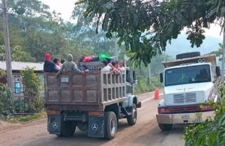 Por violencia en Tila, Chiapas, trasladan a pobladores a albergues