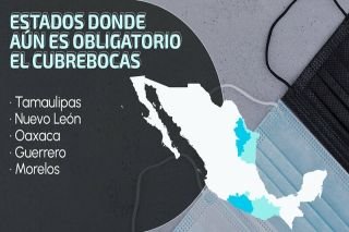 ¿Ya te lo quitaste? Estados de México donde el cubrebocas sigue siendo obligatorio