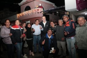 Entrega Pepe Chedraui modernización de luminarias en puntos de San Baltazar Campeche y La Libertad