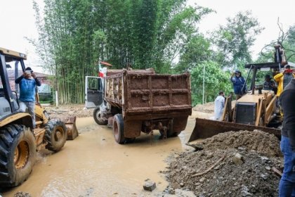 Gobierno de Puebla, en coordinación con Defensa, Marina y Guardia Nacional mantiene apoyo a afectados en la Sierra Norte