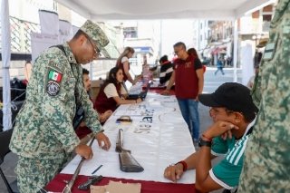 Gran participación de poblanos en Programa “Sí al Desarme, Sí a la Paz”