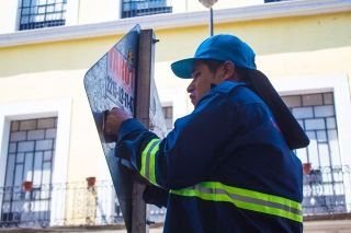 Por un centro histórico ‘de 10’, OOSL dio mantenimiento a mobiliario urbano