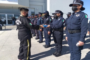 Reciben policías municipales de San Andrés Cholula constancias de capacitación a cargo de especialistas de Corea del Sur