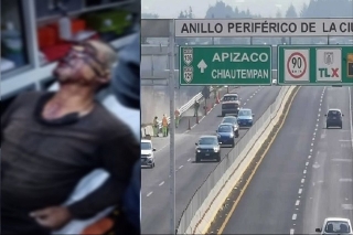 Golpean brutalmente y  asaltan a conductor en la Puebla-Tlaxcala