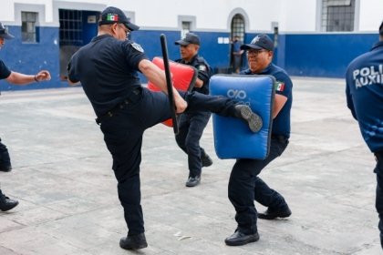 Presenta Policía Auxiliar convocatoria de reclutamiento en zona metropolitana y foránea