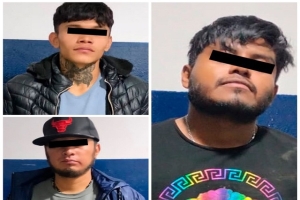 SSC  detuvo a tres integrantes de “Los Gonza” dedicados al robo contra tiendas Oxxo